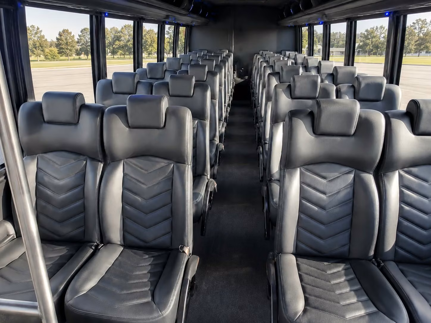15 passenger minibus interior