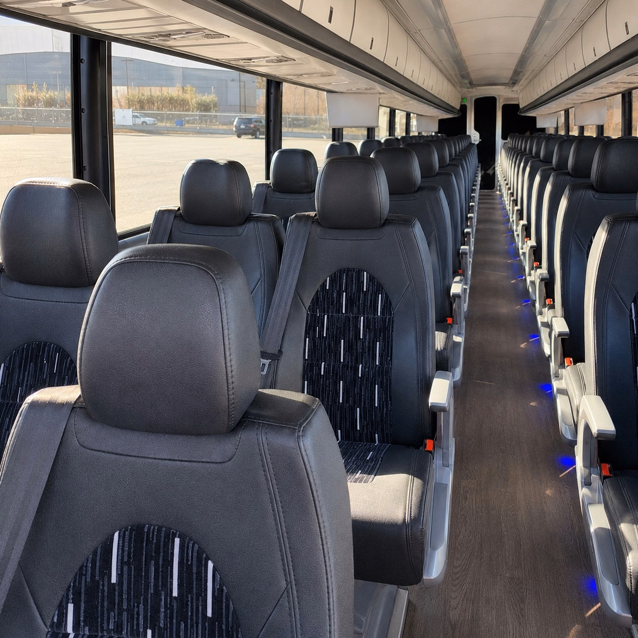 brooklyn park charter bus interior
