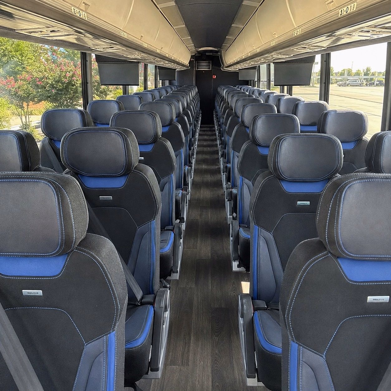 get your wedding party to every venue on time with a brooklyn park charter bus
